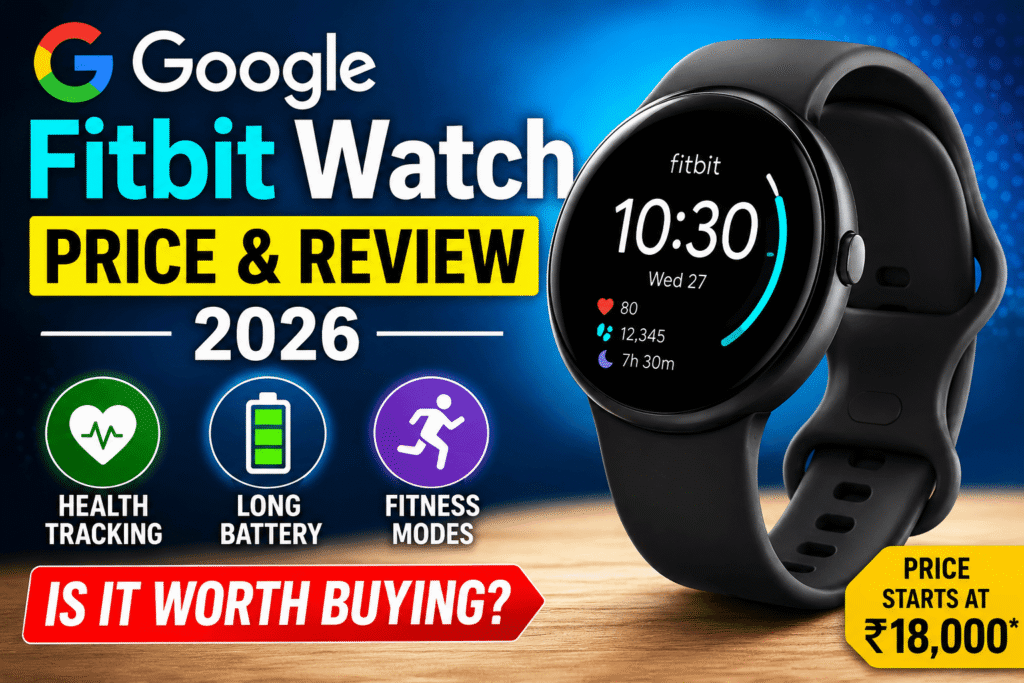 Google Fitbit Watch Price & Review 2026: Latest Features, Honest Review, Is it Worth Buying?
