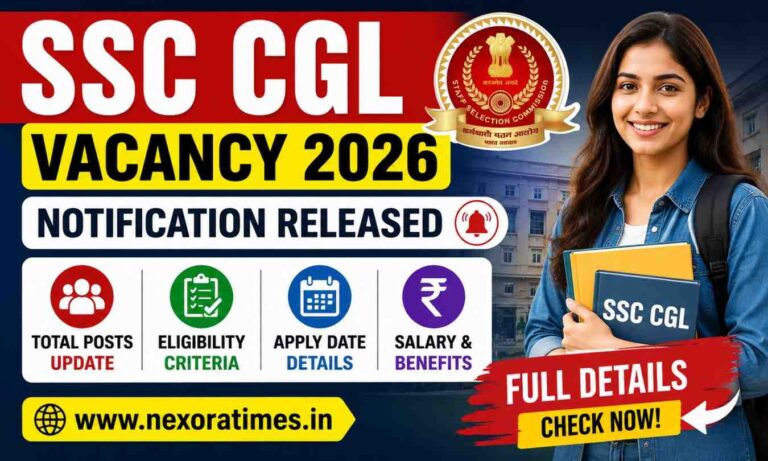 SSC CGL Vacancy Notification 2026 Released: Big Update on Posts, Eligibility & Apply Date