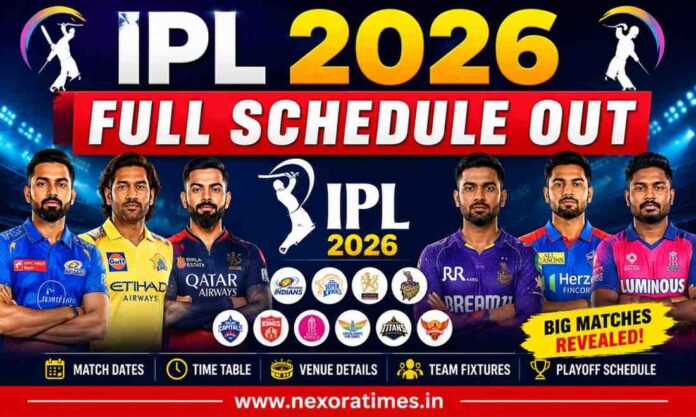 Cricket Fans Can’t Miss This IPL 2026 Match Schedule: Full Fixtures