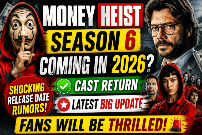 Money Heist Season 6 Coming in 2026? Shocking Release Date Rumors, Cast Return & Latest Big Update