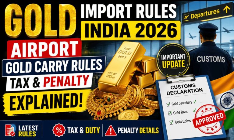 Gold Import Rules India 2026: Big Latest Update on Airport Gold Duty & Customs Rules