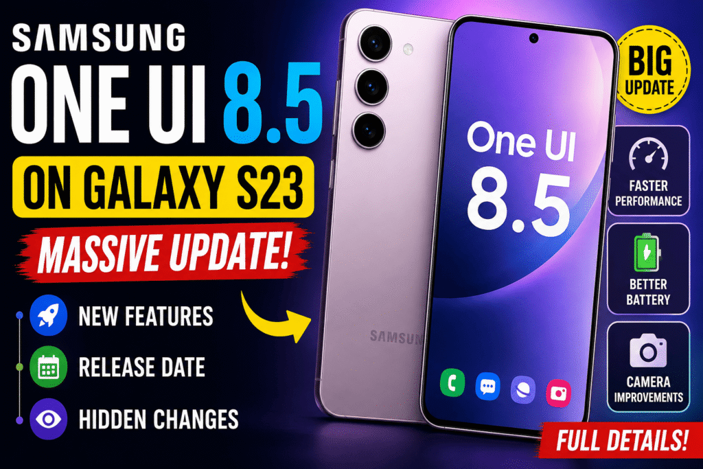 Samsung One UI 8.5 on Samsung Galaxy S23: Explosive Update Could Make Your Old Phone Feel Brand New