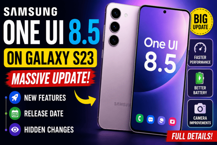Samsung One UI 8.5 on Samsung Galaxy S23: Explosive Update Could Make Your Old Phone Feel Brand New