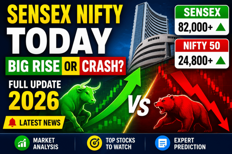 Sensex Nifty Today: 7 Powerful Signs of Big Rise or Crash in India's Stock Market 2026