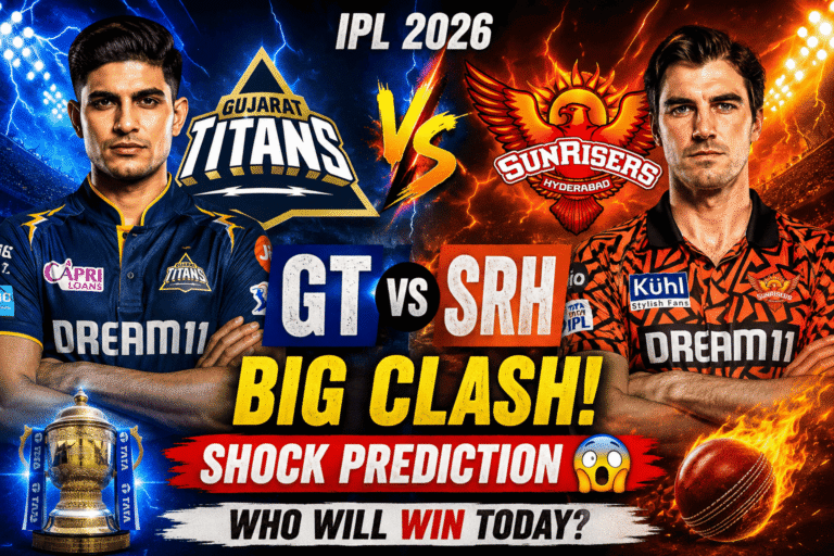 GT vs SRH IPL 2026: Shocking Big Clash Prediction – Breaking Match Update, Powerful Analysis & Who Will Dominate? 1 Big Surprise Revealed