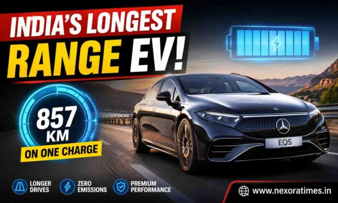 India’s Longest-Range EV Can Travel 857 KM Without Charging