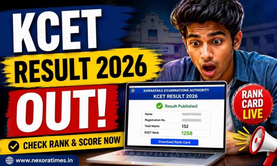 KCET 2026 Results Announced: Students Rush to Check Ranks as Counselling Nears KCET 2026 Results Announced: Students Rush to Check Ranks as Counselling Nears