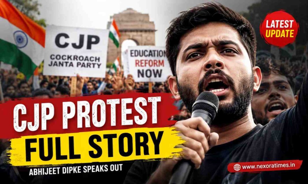 From Social Media to Streets: Abhijeet Dipke’s CJP Protest Explained From Social Media to Streets: Abhijeet Dipke’s CJP Protest Explained