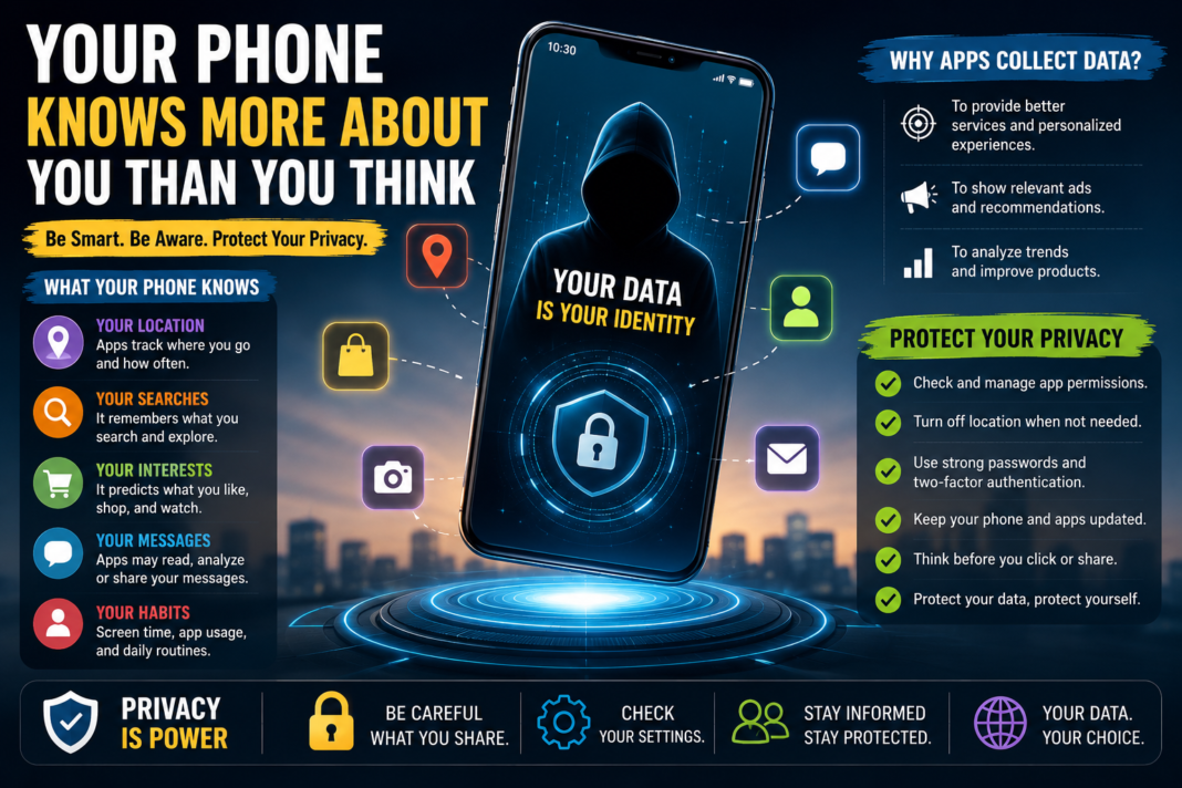 Digital Privacy: 7 Shocking Ways Your Phone Tracks You Smartphone user managing digital privacy settings